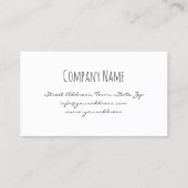 Service de soufflage de neige Snowman Photo Carte  (Dos)