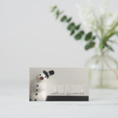 Service de soufflage de neige Snowman Photo Carte  (Debout devant)