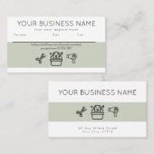 Service de toilettage professionnel par carte de r (Devant / Derrière)