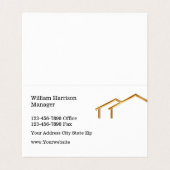 Service de toiture pliée moderne Cartes de tentes (Intérieur déplié)