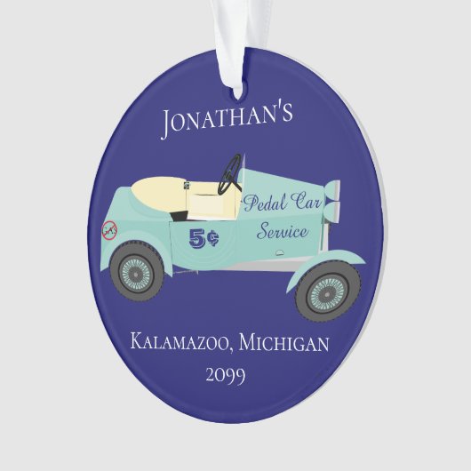 Service de voiturette 5 ¢ Nom Date Lieu No Gas (devant)