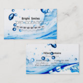 Service dentaire dentaire Orthodontiste Carte de v (Devant / Derrière)