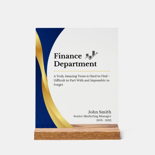 Service des finances personnalisé (Recto)