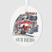 Service des incendies Ornement des pompiers (devant)