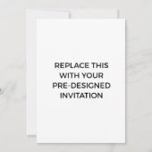 Service d'impression Invitation préconçu (Devant)