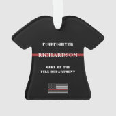 Service d'incendie de la ligne rouge mince  (dos)