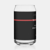 Service d'incendie de la ligne rouge mince (Droite)