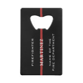 Service d'incendie de la ligne rouge mince (Dos)