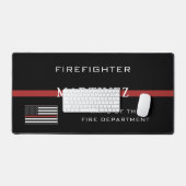 Service d'incendie de la ligne rouge mince (Clavier et souris)