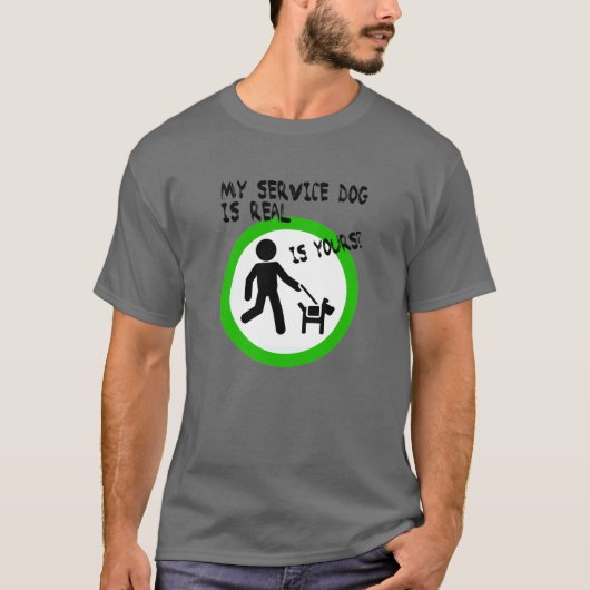 Service dog ADA T-Shirt (Voorkant)