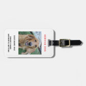 Service Dog Bagagelabel (Voorkant horizontaal)