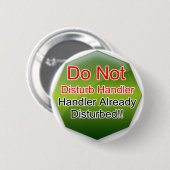 Service Dog Helpers Green Jelly Ronde Button 5,7 Cm (Voorkant /achterkant)