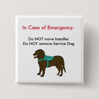 Service Dog ICE Button 2