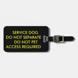 Service Dog ID-Label Bagagelabel