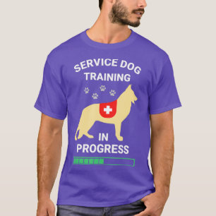 Service Dog in Training German Shepherd Belgium T-shirt