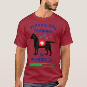 Service Dog in Training Registered Trainer Lab T-shirt
