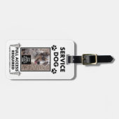 Service Dog Photo-id Bagagelabel (Voorkant horizontaal)