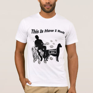 Service Dog - zo kan ik draaien T-shirt