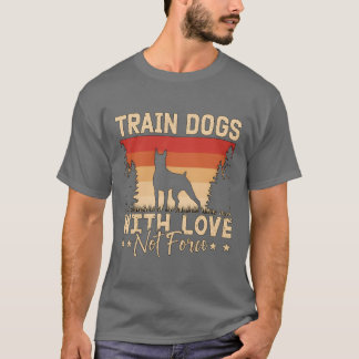 Service Dograinerrain Honden Met Liefde Hond Eigen T-shirt