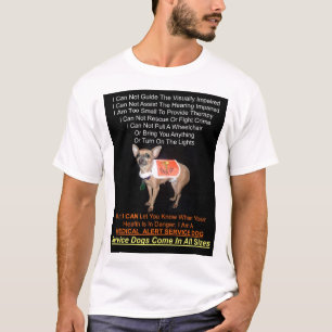 Service Dogs komt in alle grootten T-shirt