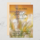 Service d'Ordination Invitation avec Lilies et Cro (Devant / Derrière)