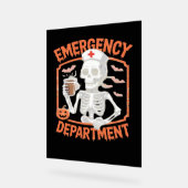 Service d'urgence Funny Halloween Nurse Essenti (Angle)