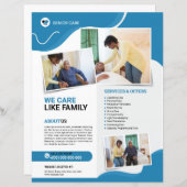 Service Flyer-Sjabloon voor hogere kosten (Voorkant / Achterkant)