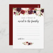 Service funéraire, Bourgogne, Partager une carte m (Devant / Derrière)