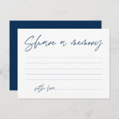 Service funéraire, Partager une mémoire, Carte ble (Devant / Derrière)