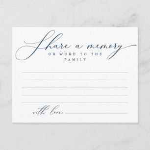 Service funéraire, Partager une mémoire, Carte de 