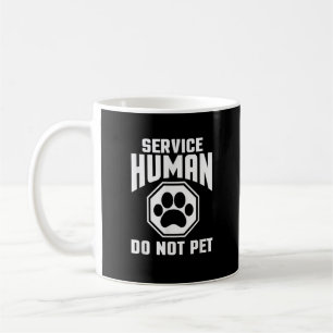 Service Honden ontwerp Niet Aaien Grappige Quote H Koffiemok