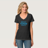 Service Human Do Not Pet T-shirt (Voorkant volledig)