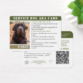 Service officiel Chien Carte ADA Carte d'identité  (Bureau)