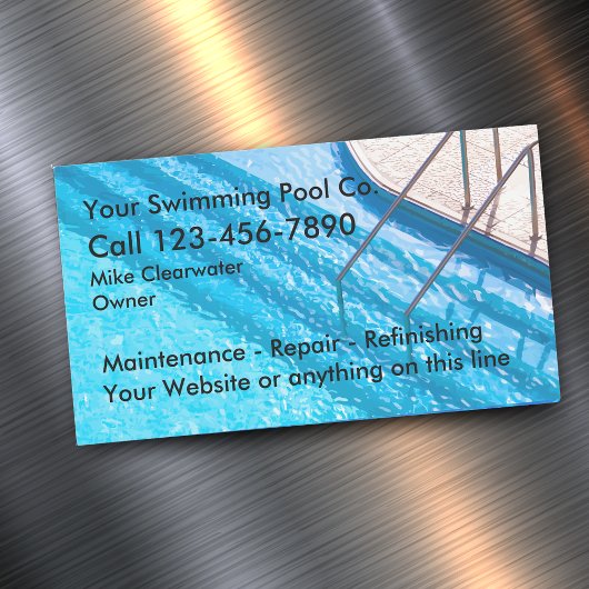 Service Piscine Magnets d'affaires
