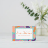 service pour animaux de compagnie carte de visite (Debout devant)