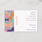 service pour animaux de compagnie carte de visite (Dos)