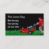 Service professionnel de pelouse Petits Cartes de  (Devant)