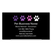 Service simple pour animaux de compagnie Cartes de (devant)