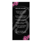 Service Technicien de ongles Menu / Tableau des pr (Dos)