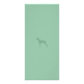 Service vétérinaire Carte de rack pour chien et ch (Dos)