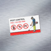 Service voor het verwijderen van bugs Professional Magnetisch Visitekaartje (Voorbeeld)