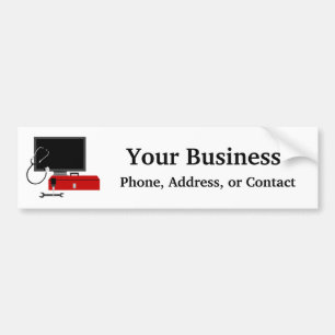 Service voor reparatie van computertechnicus Bumpe Bumpersticker