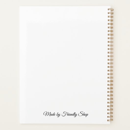 Service Year 2023-2024 girl with cart Planner (Achterkant)