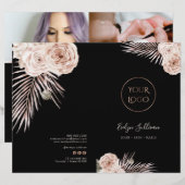 Servicemenu-brochure voor tropische rozen (Voorkant / Achterkant)