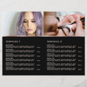 Servicemenu-brochure voor tropische rozen (Achterkant)