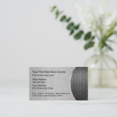 Services automobiles Cartes de visite modernes (Debout devant)