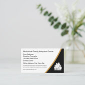 Services d'adoption familiale Cartes de visite (Debout devant)
