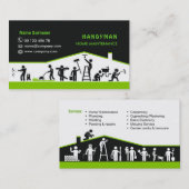 Services de bricolage, carte de visite d'entrepris (Devant / Derrière)