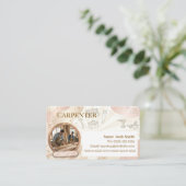 services de charpenterie carte de visite modifiabl (Debout devant)