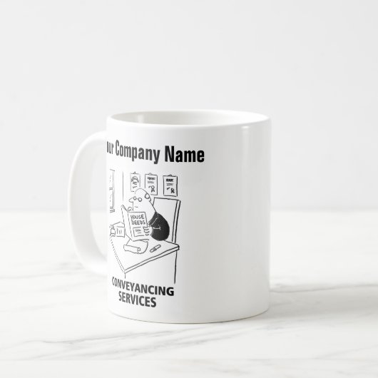 Services de communication caricature Mug (Devant gauche)
